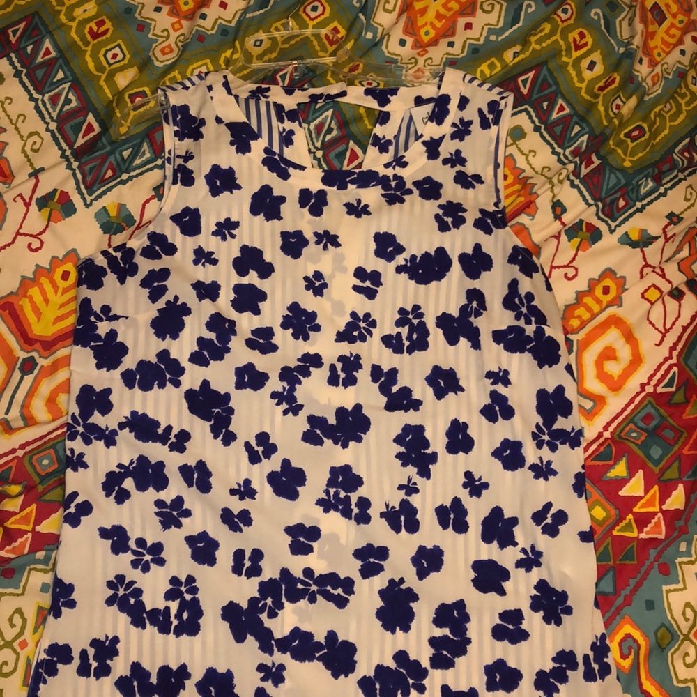 Cabi High-Lo Sleeveless Blouse